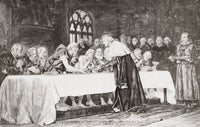 King Ferdinand III Feeding the Poor Fine Art Print by Ken Welsh