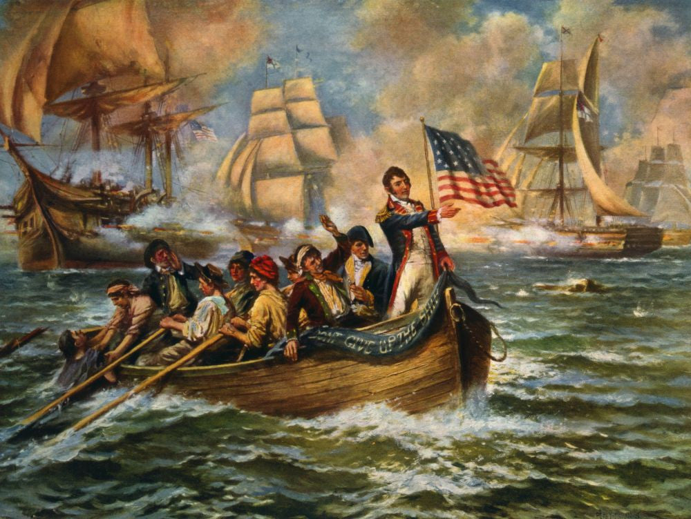 Battle of Lake Erie War of 1812 Poster Print by Ken Welsh