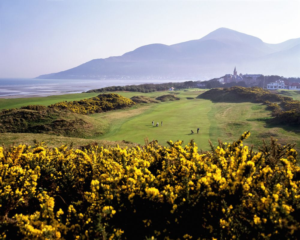High Angle View of Royal County Down Golf Club Poster Print by The Irish Image Collection