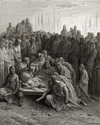 Death of Baldwin I, Latin King of Jerusalem Fine Art Print
