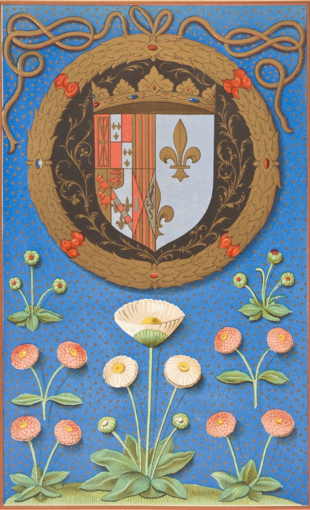 Arms and Emblematic Device of Marguerite Navarre Fine Art Print by Ken Welsh