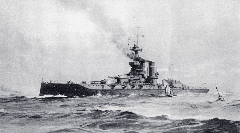 The 15 Inch Gun Super-Dreadnought H.M.S. Queen Elizabeth Art Print