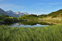 Mountain Lake in Summer Fine Art Print by Raimund Linke - 19x12