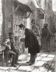 A Street Bookstall in New York - Fine Art Print by Ken Welsh
