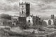 19th Century St. David's Cathedral & St. Mary's College Print by Ken Welsh