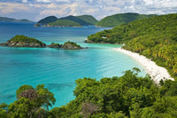 Turquoise Waters of Trunk Bay Poster Print by Michael Melford