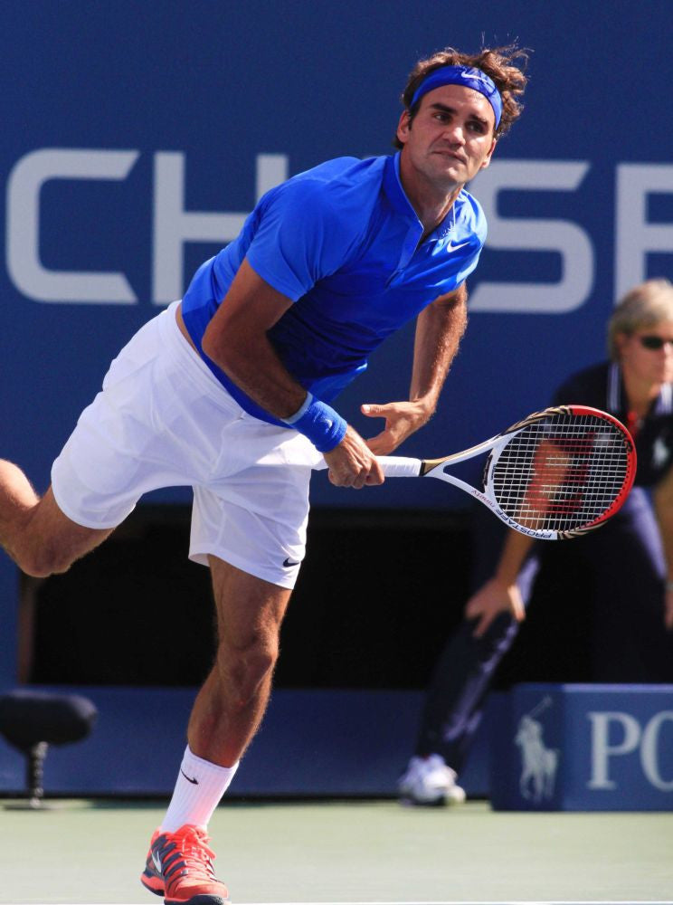 Roger Federer 2013 Photo Print by John Barrett - Sports Art