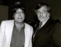 Stephen King and George Romero Photo Print by John Barrett