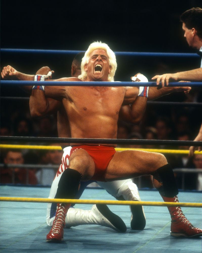 Ric Flair 1987 Wrestling Photo Print by John Barrett