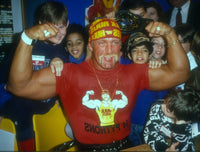 Hulk Hogan 1990 Photo Print by John Barrett - Iconic Wrestling Moment