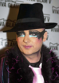 Boy George MAC Viva Glam V Lipstick Party Photo Print by John Roca