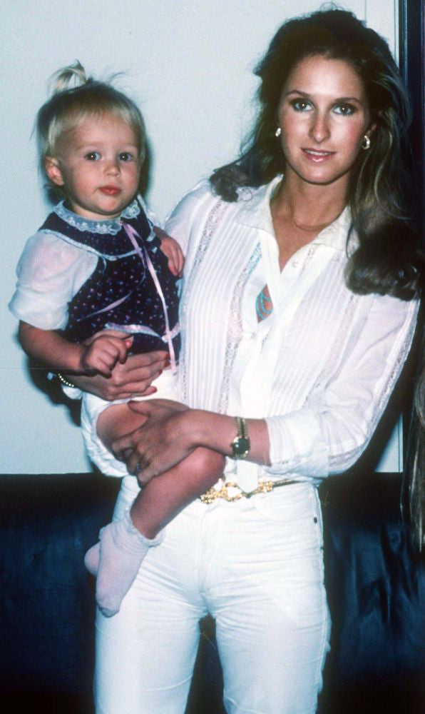 1982 Paris and Kathy Hilton Photo Print by John Barrett