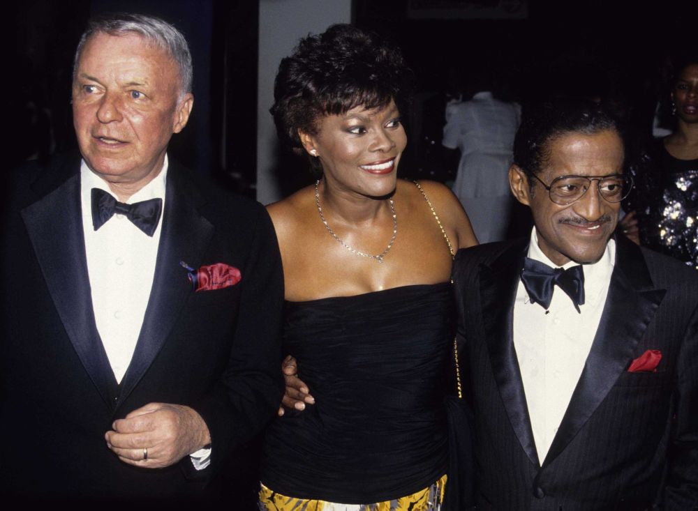 Frank Sinatra, Dionne Warwick, Sammy Davis Jr. 1980s Photo Print by Adam Scull