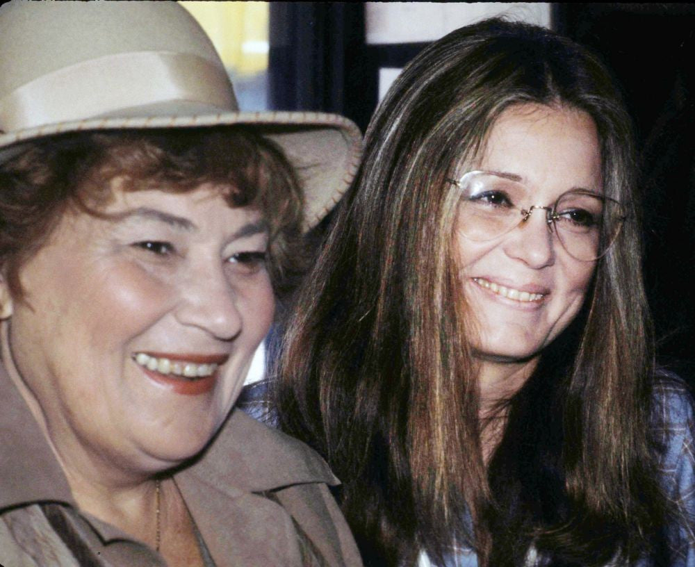 Bella Abzug & Gloria Steinem 1991 Photo Print by Adam Scull