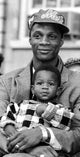 Darryl Strawberry and Son Photo Print - 1986 by John Barrett
