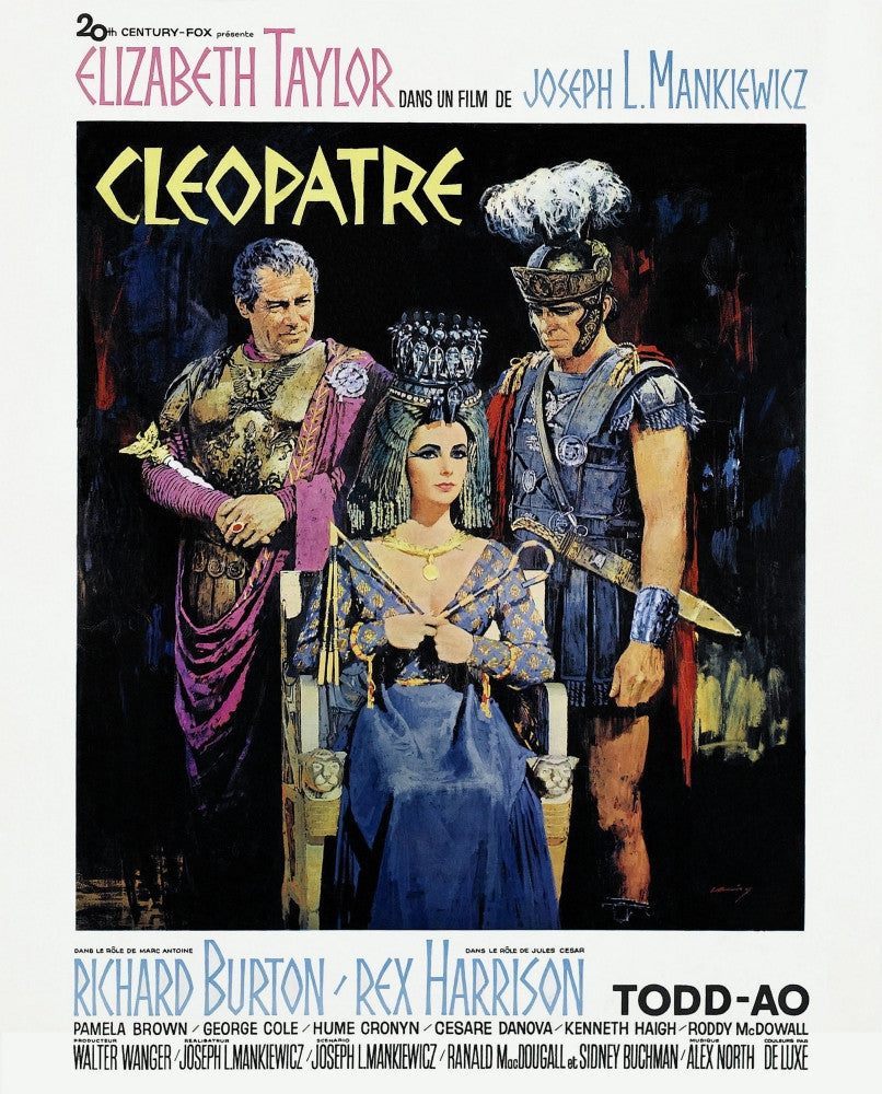 Cleopatra Movie Poster Fine Art Print - Multiple Sizes Available