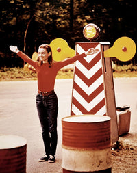 Two For The Road Movie Poster Print featuring Audrey Hepburn (1967)