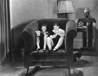 Brats Poster Print Featuring Stan Laurel and Oliver Hardy (1930)