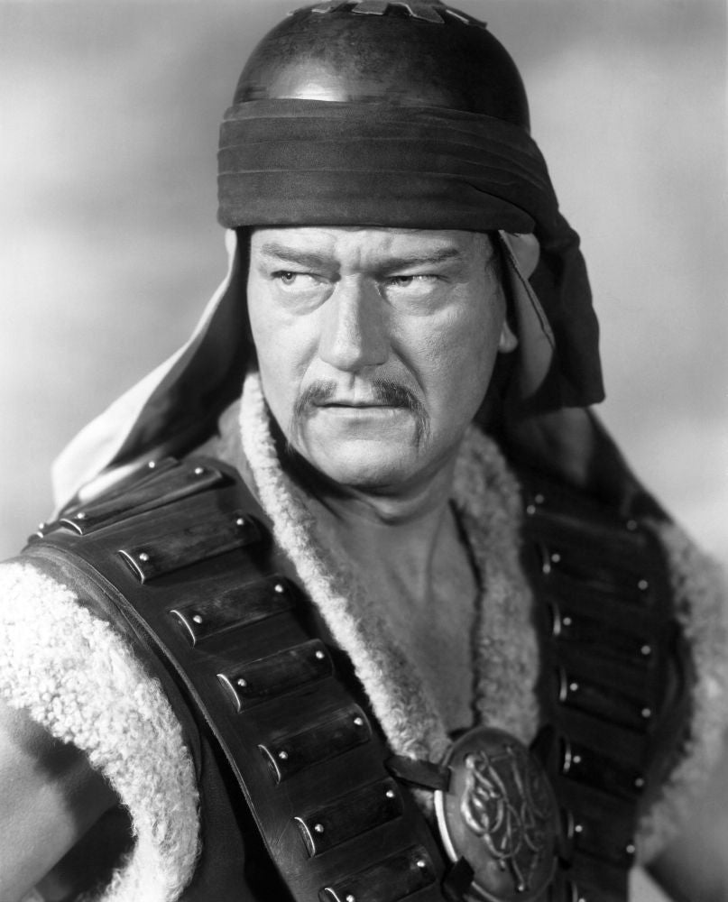 The Conqueror 1956 Movie Poster Print Featuring John Wayne as Genghis Khan