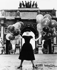 Funny Face Poster Print - Audrey Hepburn in Givenchy Dress (1957)