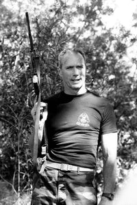 Heartbreak Ridge Movie Poster Print featuring Clint Eastwood (1986)
