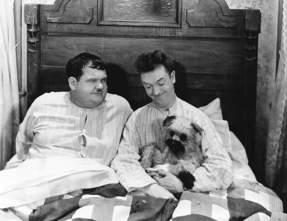 Laughing Gravy Photo Print Featuring Oliver Hardy and Stan Laurel (1931)
