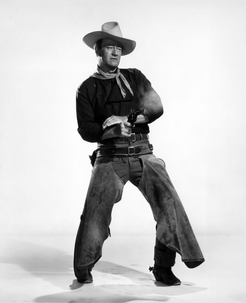 The Man Who Shot Liberty Valance Poster Print featuring John Wayne (1962)