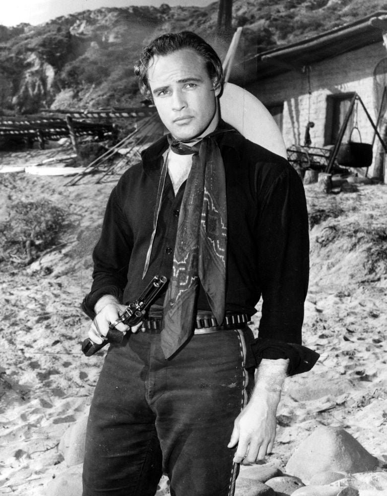 One-Eyed Jacks Movie Poster Print featuring Marlon Brando (1961)