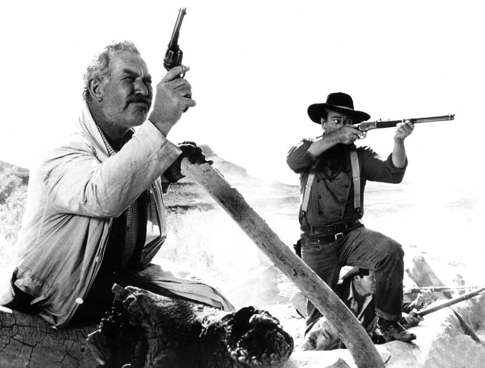 The Searchers Poster Print Featuring John Wayne and Ward Bond (1956)