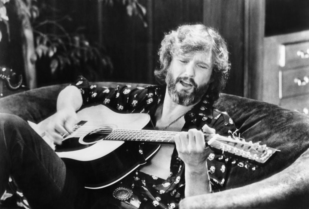 A Star Is Born 1976 Movie Poster Print Featuring Kris Kristofferson