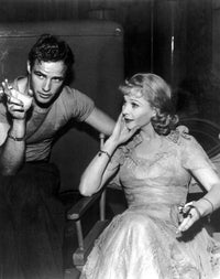 A Streetcar Named Desire Photo Print - Marlon Brando & Vivien Leigh On-Set