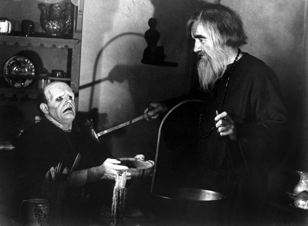 Young Frankenstein Fine Art Print featuring Peter Boyle & Gene Hackman