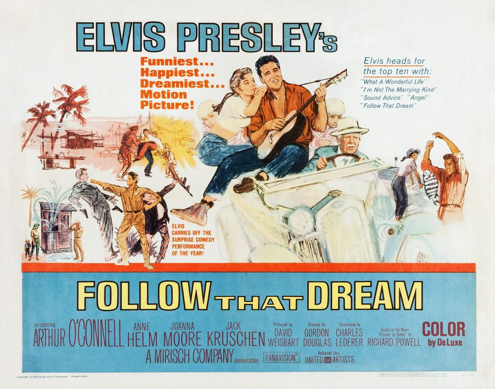 Follow That Dream Movie Lobby Card Print featuring Elvis Presley and Anne Helm (1962)