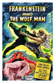 Frankenstein Meets The Wolf Man 1943 Movie Poster Print - Gil Perkins