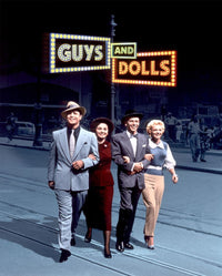 Guys And Dolls Movie Poster Print Featuring Marlon Brando and Frank Sinatra (1955)
