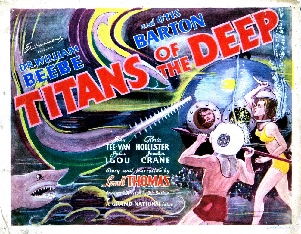 Titans of the Deep Movie Poster Masterprint - 14 x 11