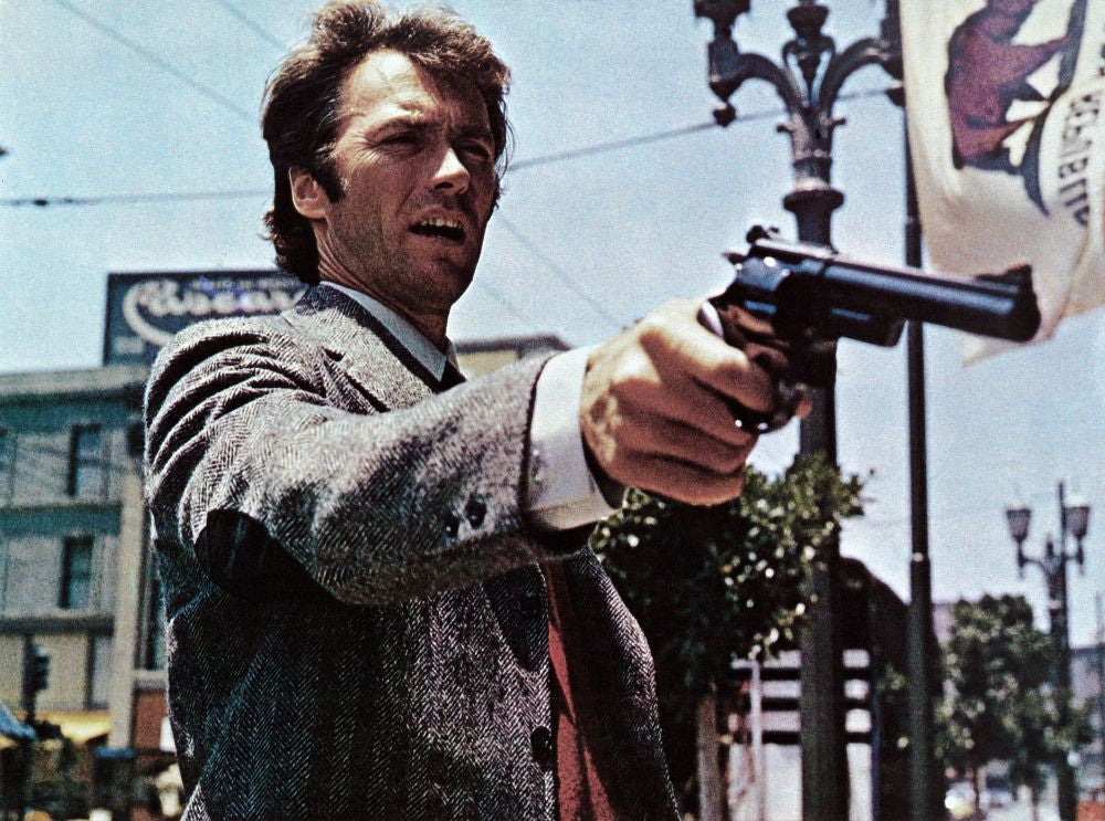 Dirty Harry Movie Poster Print featuring Clint Eastwood (1971)