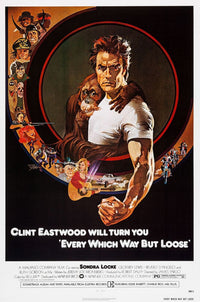 Every Which Way But Loose Movie Poster Print - Clint Eastwood (1978)