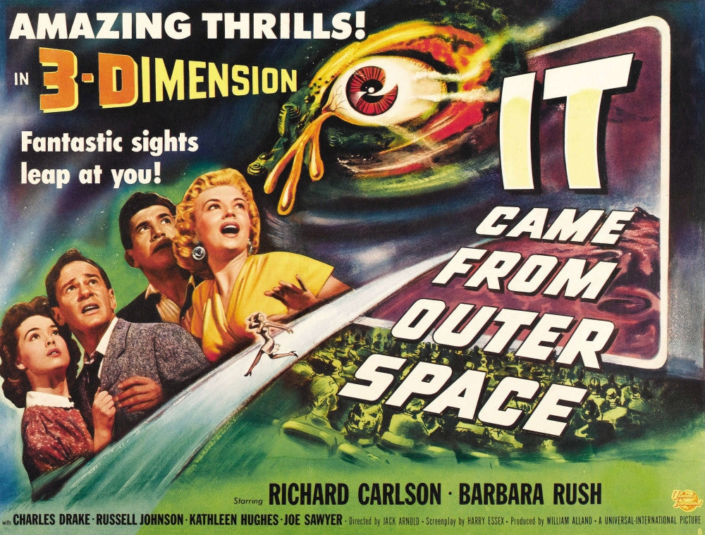 It Came From Outer Space Movie Poster - Classic 1953 Film