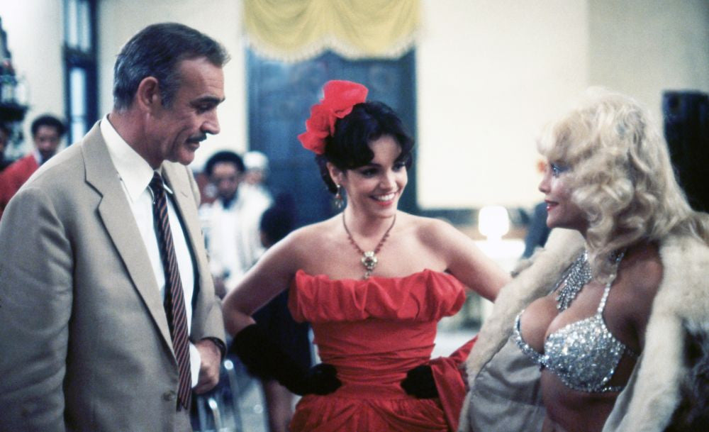 Sean Connery, Brooke Addams, and Judy Landers at Starlight Foundation 1983 Photo Print