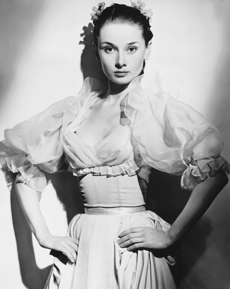 Audrey Hepburn Early 1950s Photo Print - Classic Hollywood Art