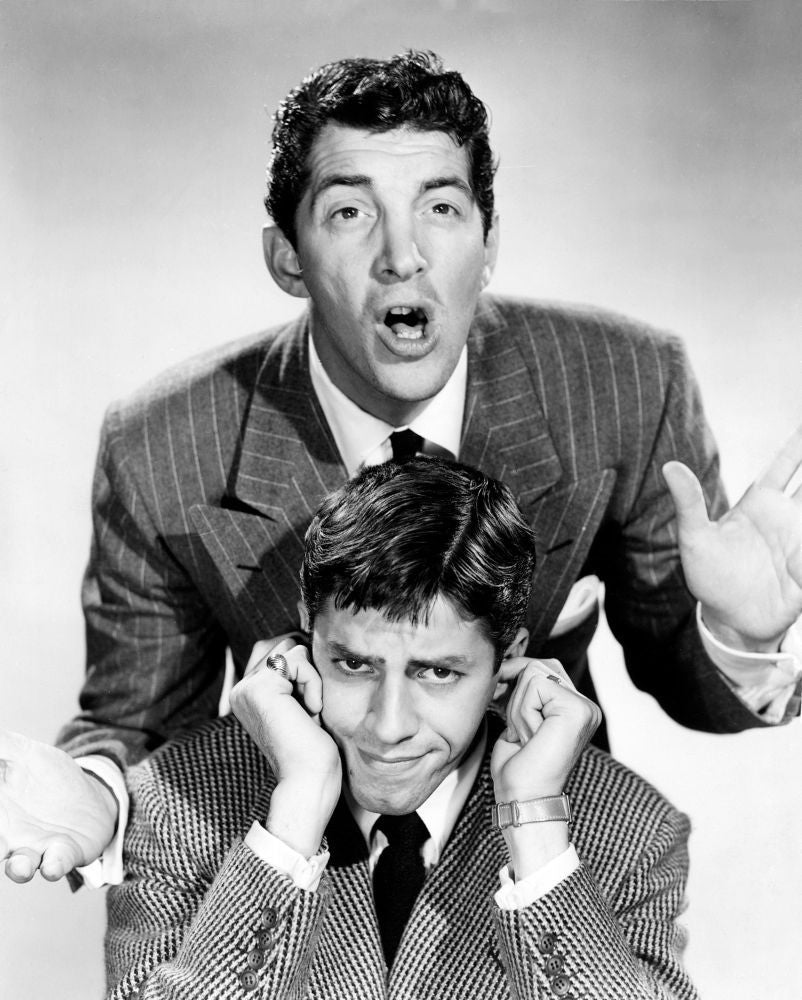 Dean Martin and Jerry Lewis Vintage Photo Print - Ca. 1949