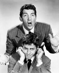 Dean Martin and Jerry Lewis Vintage Photo Print - Ca. 1949