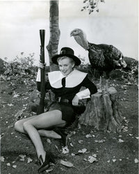 Pilgrim Marilyn Monroe Thanksgiving Photo Print - 1950