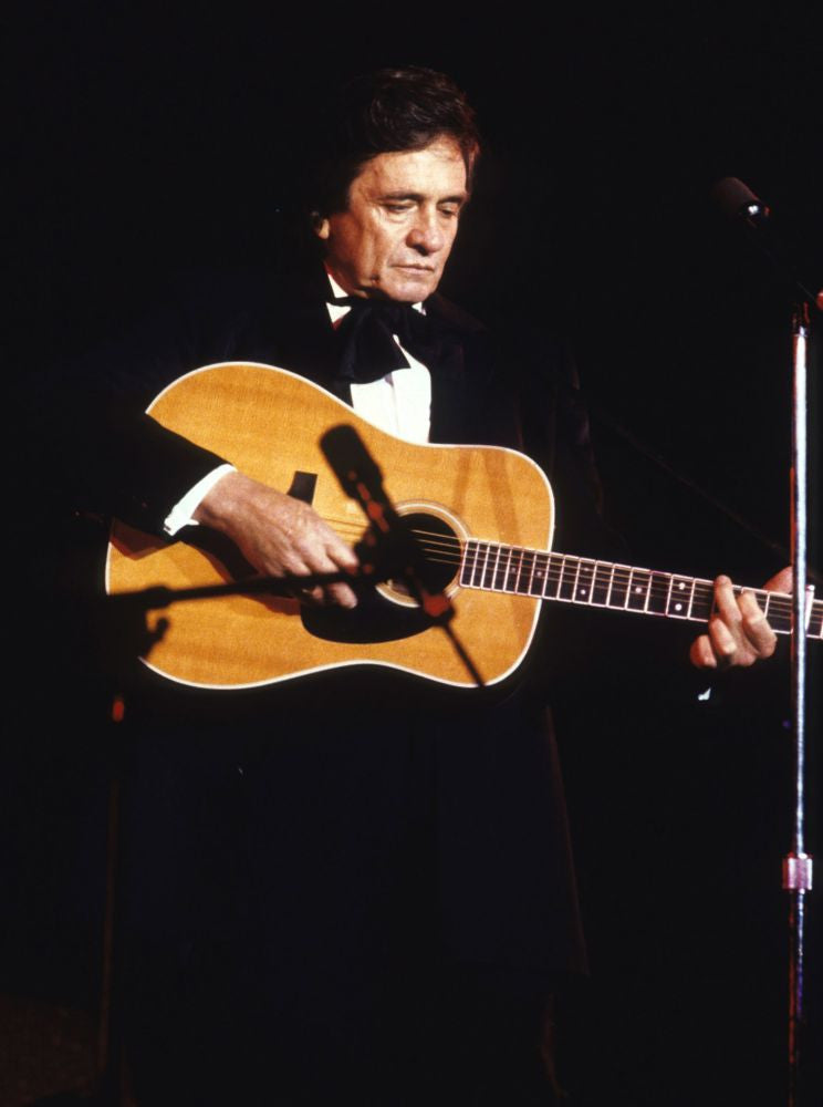 Johnny Cash Live at Anaheim Convention Center Photo Print - March 12, 1984