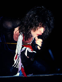 Jon Bon Jovi Live at the Forum - 1980s Photo Print