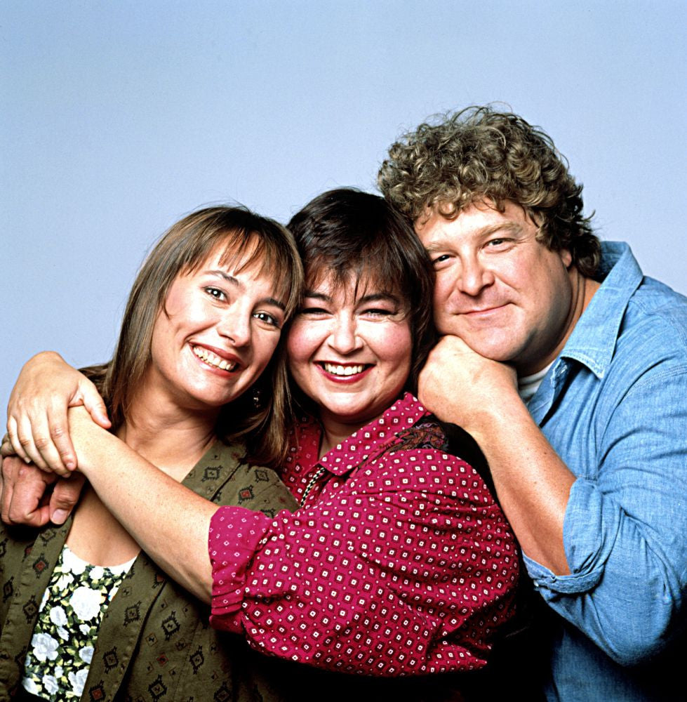 Roseanne TV Show Poster Print Featuring Laurie Metcalf & John Goodman (1988-97)