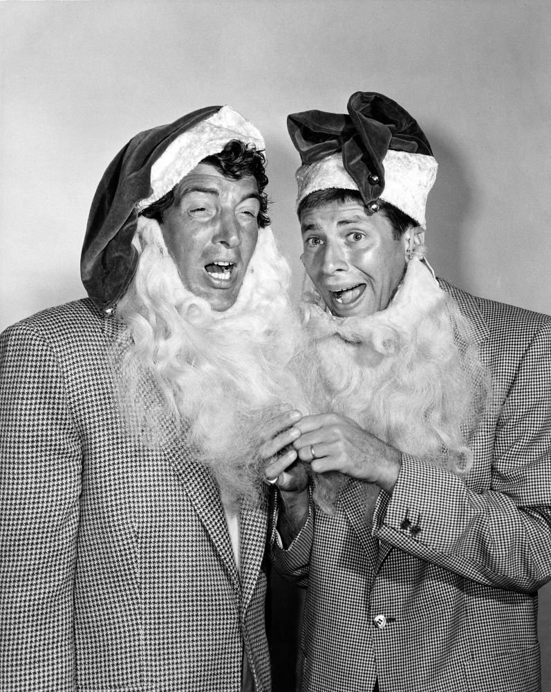 The Colgate Comedy Hour Christmas Greetings Poster Print Featuring Dean Martin and Jerry Lewis (1950-1955)