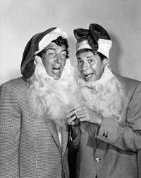 The Colgate Comedy Hour Christmas Greetings Poster Print Featuring Dean Martin and Jerry Lewis (1950-1955)