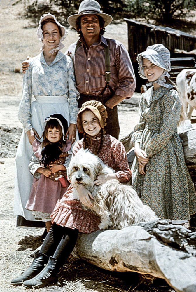 Little House On The Prairie Season 1 Poster Print featuring Karen Grassle, Michael Landon, Melissa Sue Anderson, Melissa Gilbert & Lindsay Greenbush